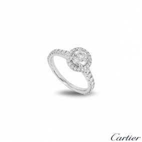 Cartier Platinum Destin?e Solitaire Diamond Ring 0.70ct D/VVS1 XXX